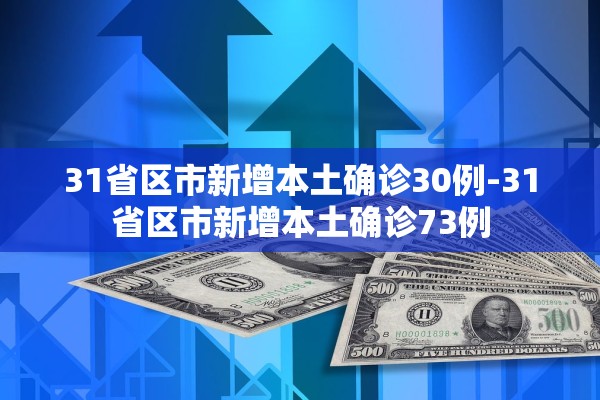 31省区市新增本土确诊30例-31省区市新增本土确诊73例