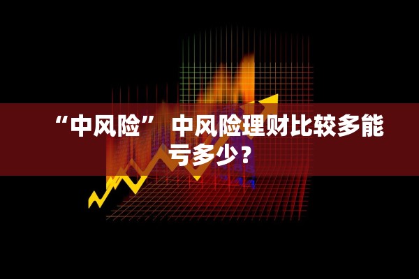 “中风险” 中风险理财比较多能亏多少？