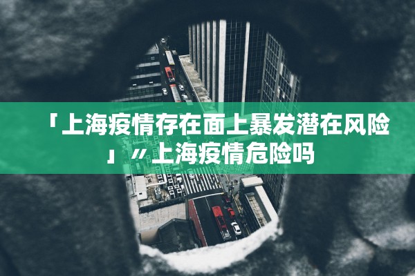 「上海疫情存在面上暴发潜在风险」〃上海疫情危险吗