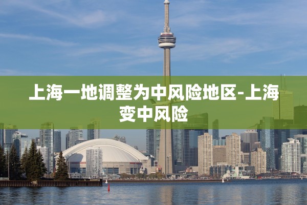 上海一地调整为中风险地区-上海变中风险