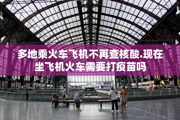 多地乘火车飞机不再查核酸.现在坐飞机火车需要打疫苗吗