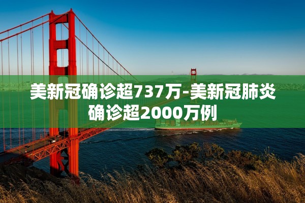 美新冠确诊超737万-美新冠肺炎确诊超2000万例