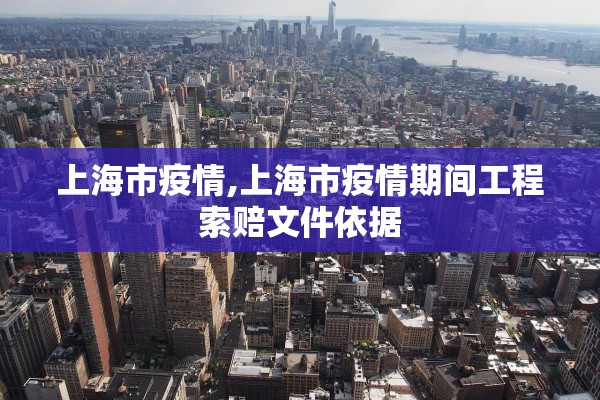 上海市疫情,上海市疫情期间工程索赔文件依据