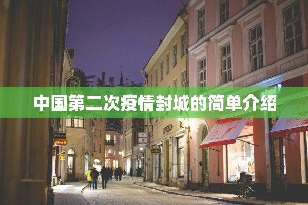 中国第二次疫情封城的简单介绍