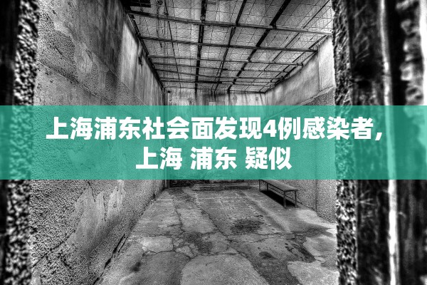 上海浦东社会面发现4例感染者,上海 浦东 疑似
