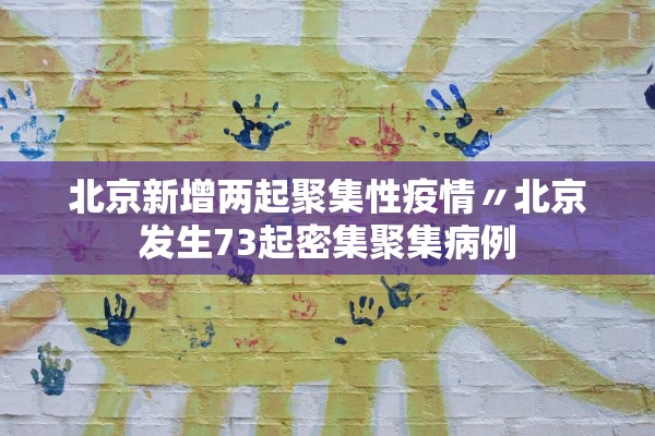 北京新增两起聚集性疫情〃北京发生73起密集聚集病例