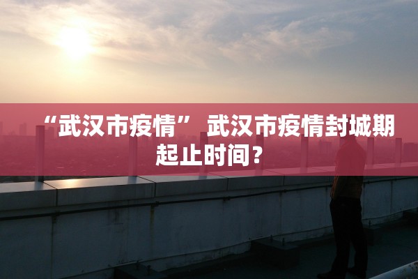 “武汉市疫情” 武汉市疫情封城期起止时间？