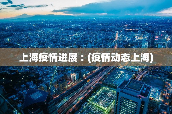 上海疫情进展︰(疫情动态上海)