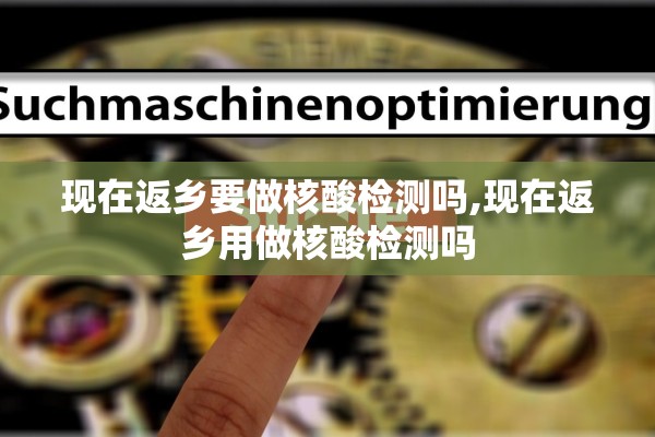 现在返乡要做核酸检测吗,现在返乡用做核酸检测吗 现在返乡要做核酸检测吗,现在返乡用做核酸检测吗
