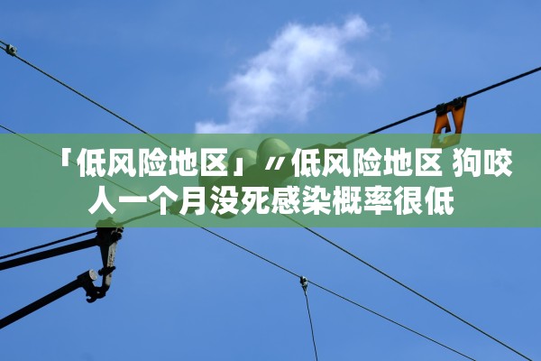 「低风险地区」〃低风险地区 狗咬人一个月没死感染概率很低 「低风险地区」〃低风险地区 狗咬人一个月没死感染概率很低