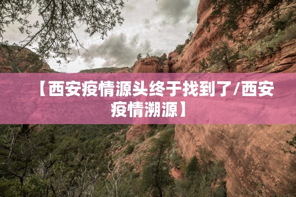 【西安疫情源头终于找到了/西安疫情溯源】 【西安疫情源头终于找到了/西安疫情溯源】