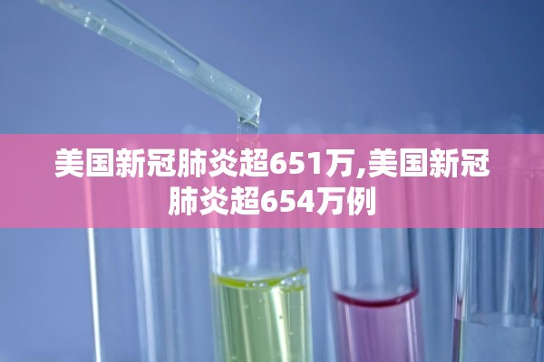 美国新冠肺炎超651万,美国新冠肺炎超654万例
